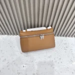 ⁦حقيبة يد جديدة من الجلد الطبيعي LP19 لحمل الهاتف المحمول للنساء. حصرية للنساء، بتصميم فاخر وشكل أنيق وصغير الحجم.⁩ - الصورة ⁦14⁩