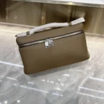 ⁦حقيبة يد جديدة من الجلد الطبيعي LP19 لحمل الهاتف المحمول للنساء. حصرية للنساء، بتصميم فاخر وشكل أنيق وصغير الحجم.⁩ - الصورة ⁦23⁩