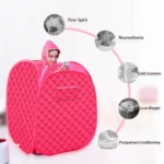 ⁦حقيبة ساونا بخارية قابلة للطي محمولة، خيمة لغرفة السبا بدون جهاز بخار، لشخص واحد أو شخصين، لإنقاص الوزن وتنحيف الجسم بالكامل⁩ - الصورة ⁦3⁩