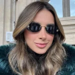 ⁦نظارات شمسية فاخرة بدون إطار للنساء، بتصميم بيضاوي كلاسيكي، مقاس صغير، مصنوعة من المعدن، مناسبة للأنشطة الخارجية والإجازات، مع حماية من الأشعة فوق البنفسجية 400 #30037⁩ - الصورة ⁦4⁩