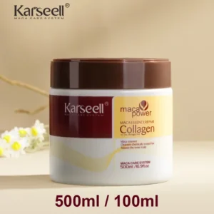 قناع كارسيل لعلاج الشعر بالكولاجين، مُرطّب عميق للشعر الجاف والتالف، بزيت الأرغان، 100 مل/500 مل