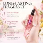 ⁦مجموعة هدايا عطور نسائية خالية من الكحول، 5 قطع، بخاخ للجسم برائحة منعشة تدوم طويلاً⁩ - الصورة ⁦5⁩